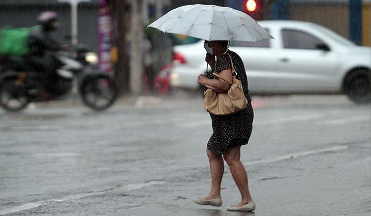 Terça-feira tem previsão de chuvas e tempo instável atinge todo o Estado